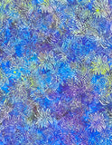 IB103-D2 DARK BLUE JUNGLE LEAVES BATIK