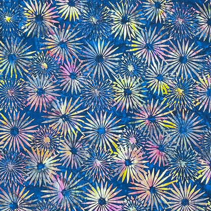 KI02-F1 AUTUMN NAVY BLOOM BATIK