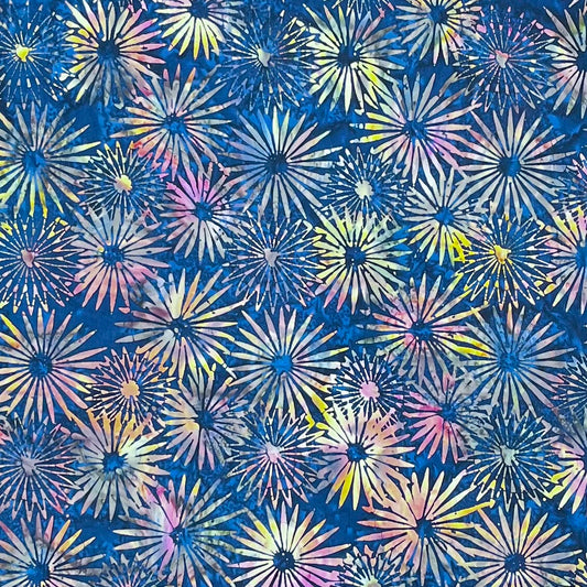 KI02-F1 AUTUMN NAVY BLOOM BATIK