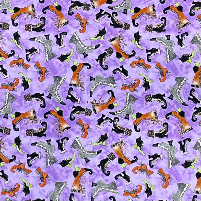 GHOUL FRIENDS 16052 PURPLE WITCH BOOTS