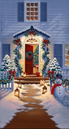 GOOD TIDINGS WELCOME DOOR PANEL