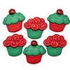 CHRISTMAS CUPCAKES RED & GREEN