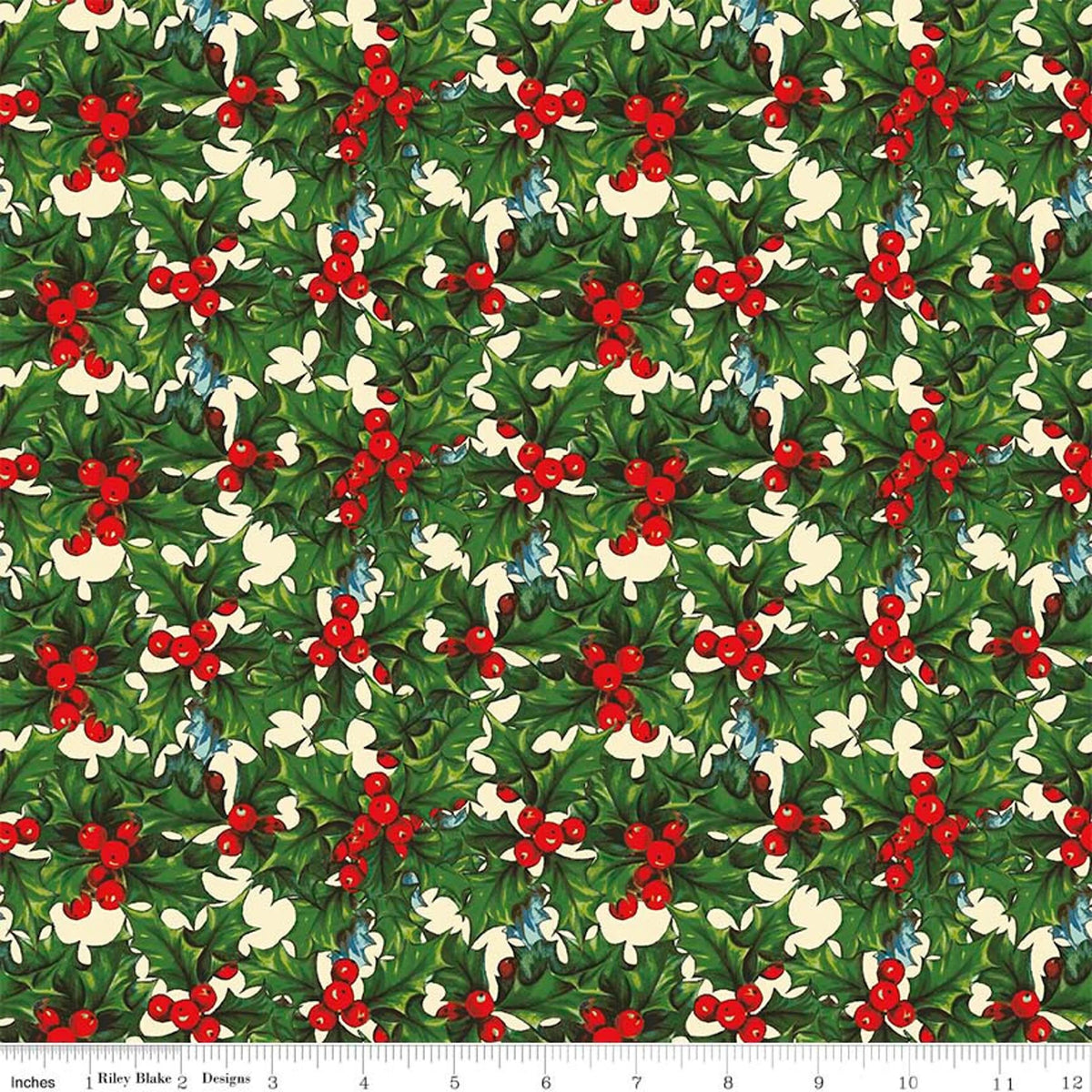 JOYOUS CHRISTMAS HOLLY CREAM C5202
