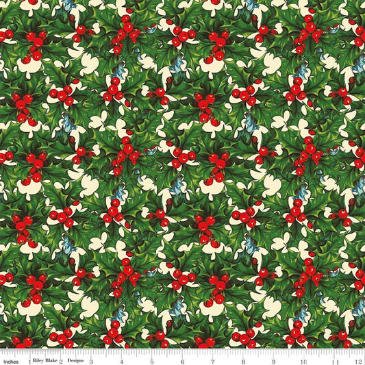 JOYOUS CHRISTMAS HOLLY CREAM C5202