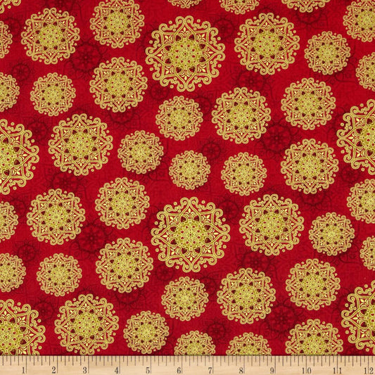 FATHER FROST 0832M-10 RED MEDALLIONS