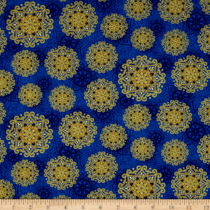 FATHER FROST 0832M BLUE MEDALLIONS