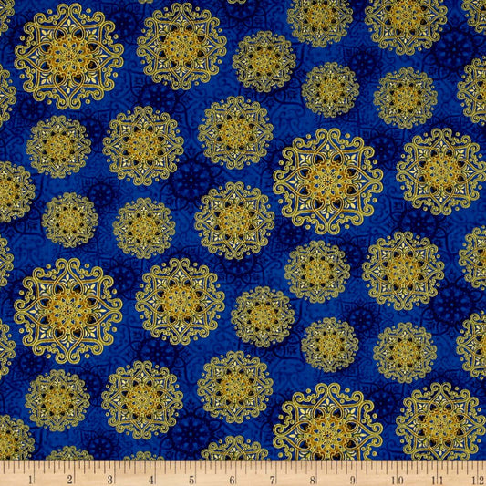 FATHER FROST 0832M BLUE MEDALLIONS