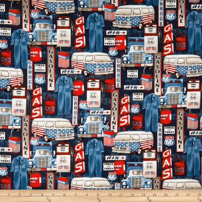 ALL-AMERICAN ROAD TRIP 4313-77 ,ROUTE 66 GAS STATIONS