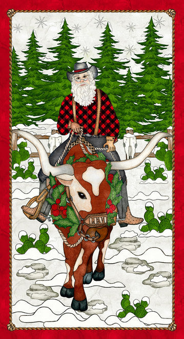 GIDDYUP SANTA-LONGHORN 1165P-01