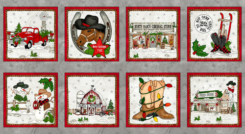 GIDDYUP SANTA BLOCKS 1167P-90