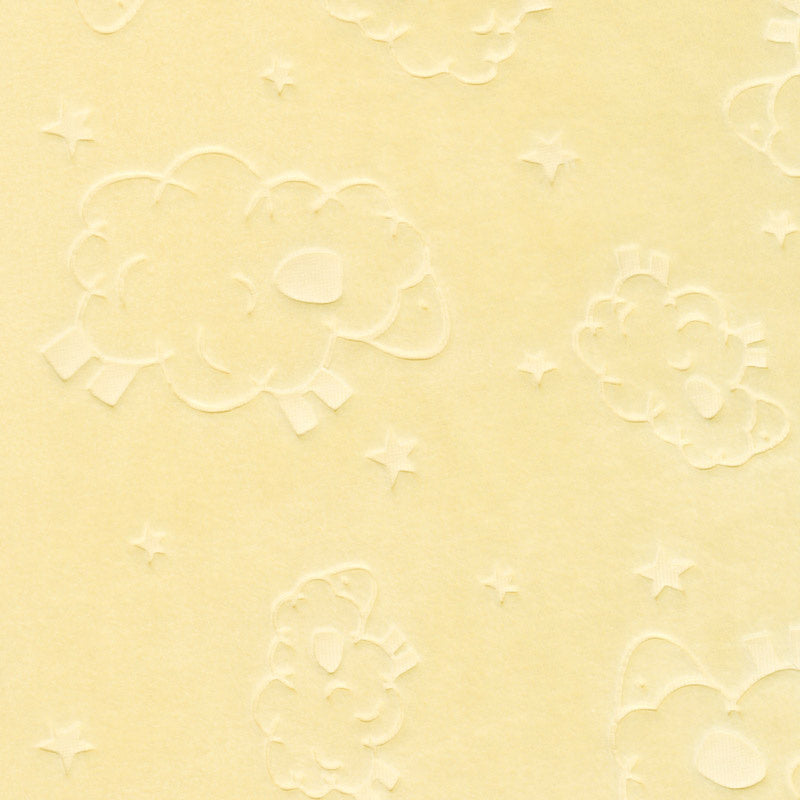 DOUBLE SIDED EMBOSSED LAMB SPA - BANANA
