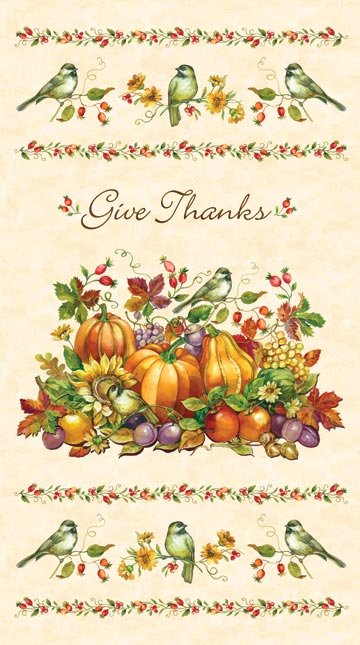 GIVE THANKS  20547 PANEL