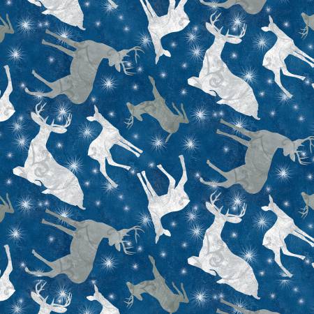 UNDER THE PINES 21539-491 REINDEER BLUE