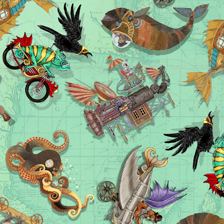 FANTASY & FICTION 27550P STEAMPUNK PANEL