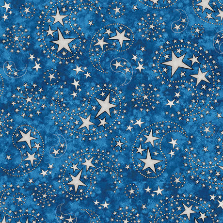ALL AMERICAN 27618-B STAR PAISLEY DARK BLUE