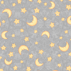 LULLABY 27903-K MOON AND STARS DARK GRAY