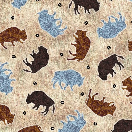 ROAM FREE 27942-E TOSSED BUFFALO SILHOUETTES