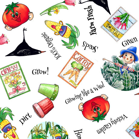 VEGETABLE MEDLEY 28708-Z  VEGETABLE GARDEN ICONS