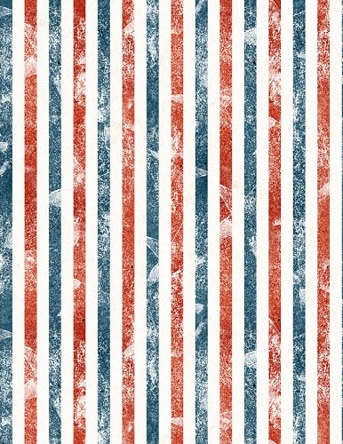 LAND OF LIBERTY 24041-134 RED, BLUE, AND WHITE STRIPES