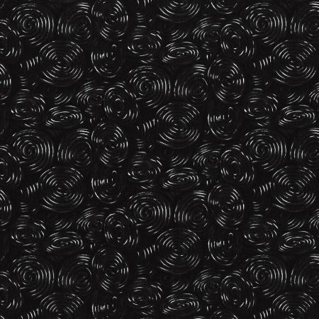 3112-001 SPOOKY SNACKS - Licorice Whirl - Black Fabric