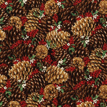 LET IT SPARKLE 3487-001 PRETTY PINE CONES