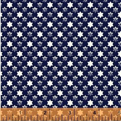 HONOR AND GLORY 35014-1 WHITE STARS ON BLUE