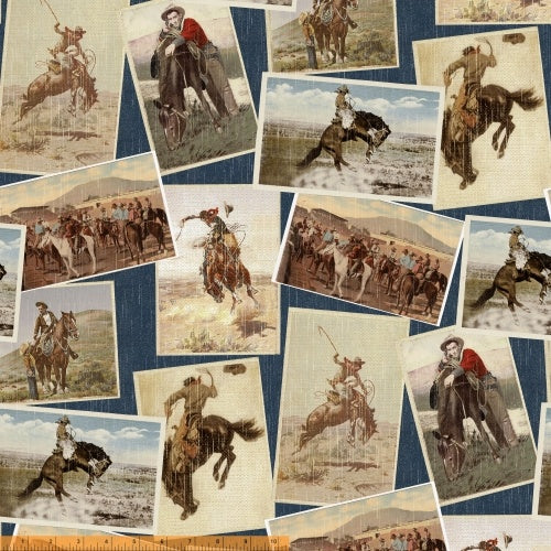AMERICAN COWBOY VINTAGE POSTCARD 39669