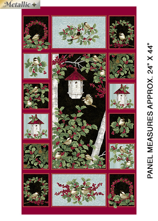 FESTIVE CHICKADEES 4209M-99