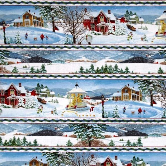 WINTER'S EVE CHRISTMAS  68806-143 BORDER