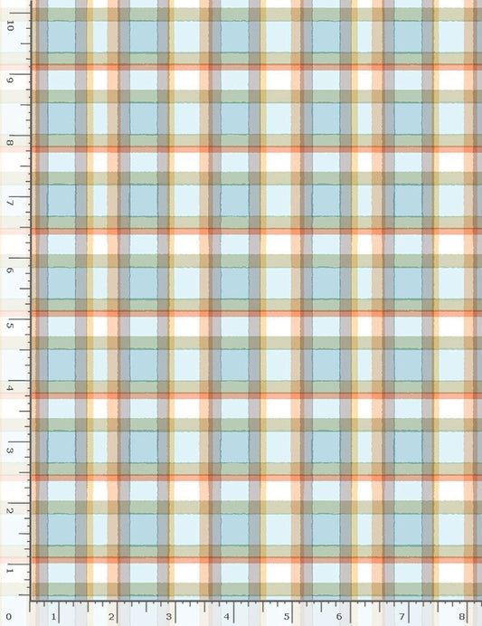 BUNNIES C7558-MULTI  PLAID