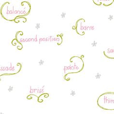 TWIRL 6181-2 BALLET POSITIONS WITH SCROLL