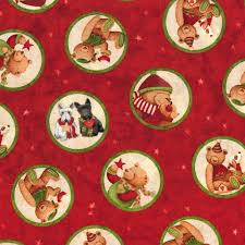 BE MERRY BEARS 3451 PATCHES RED