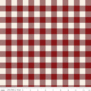 CHRISTMAS TRADITIONS C9595 PLAID RED