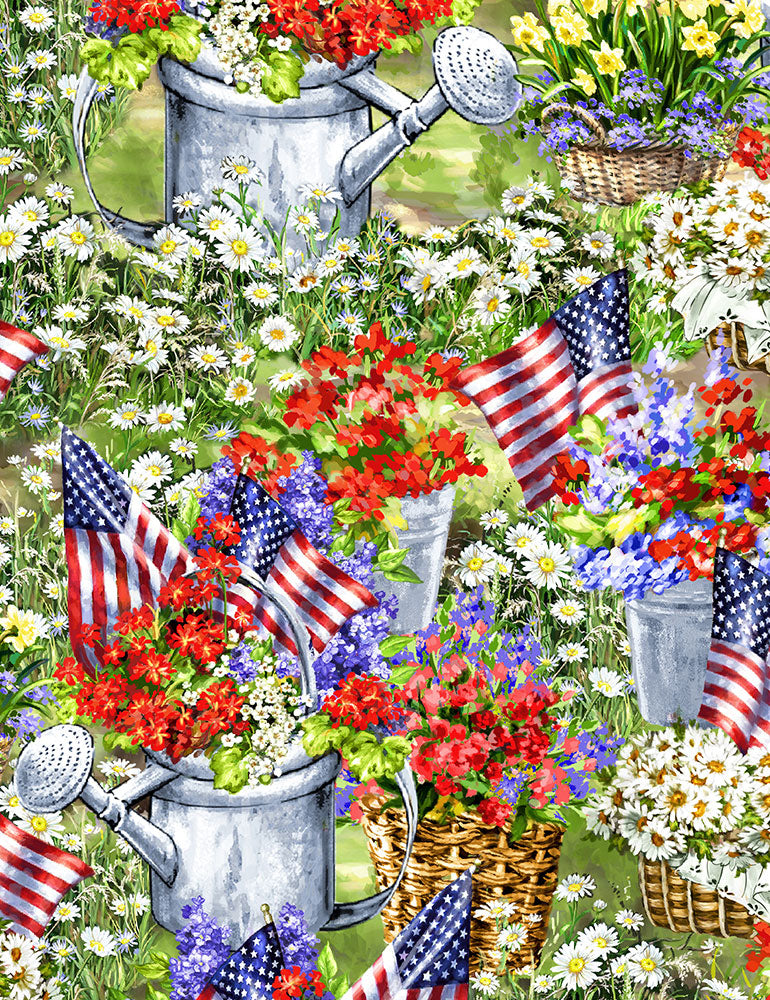 PATRIOTIC GARDEN C7254-MULTI