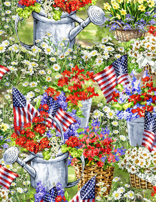 PATRIOTIC GARDEN C7254-MULTI