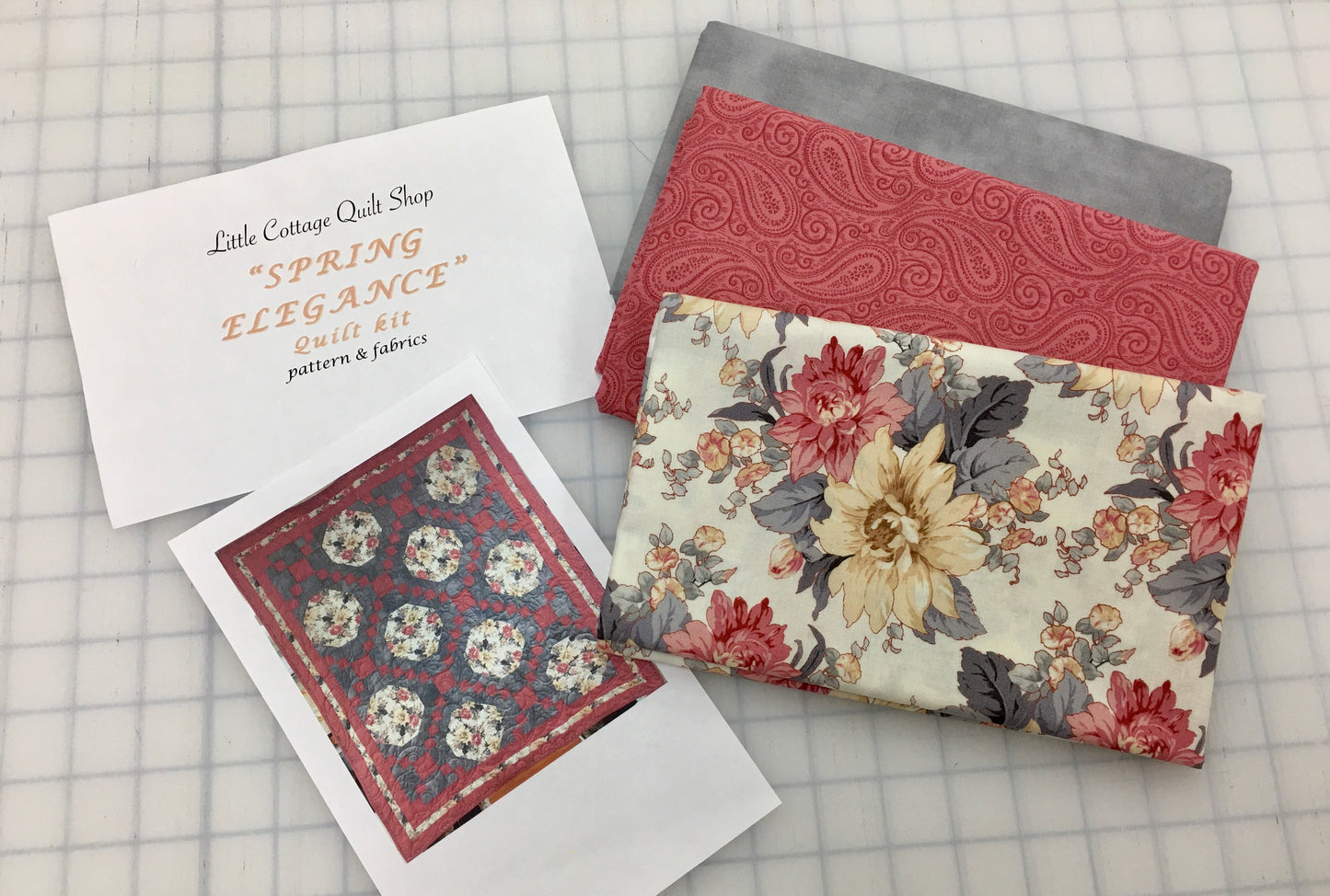 "SPRING ELEGANCE" QUILT KIT