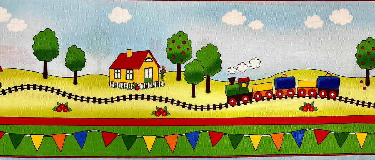 YOUR LITTLE WORLD 4507-380 BLOCKS BORDER PRINT