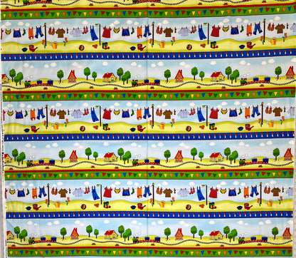 YOUR LITTLE WORLD 4507-380 BLOCKS BORDER PRINT