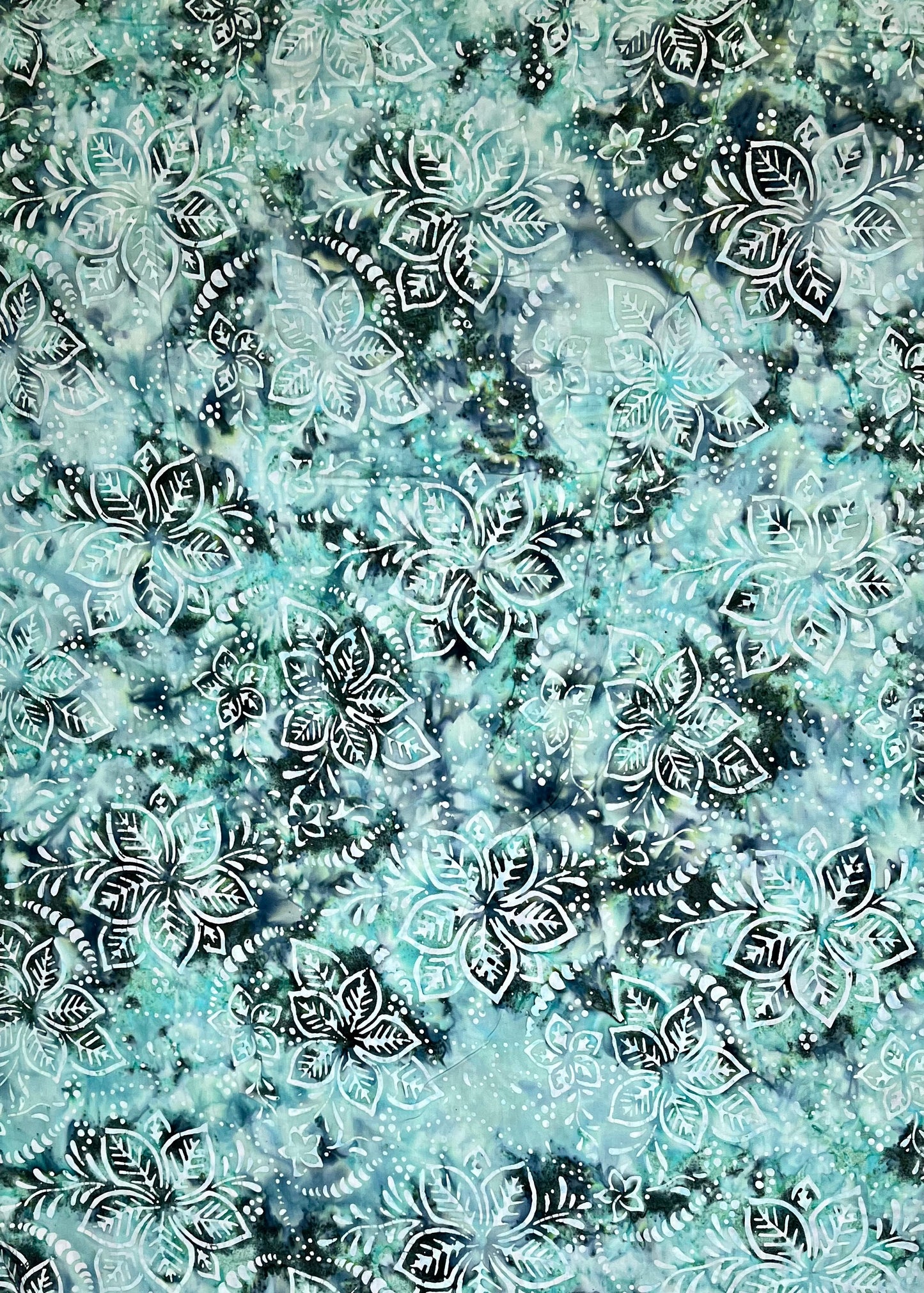 B6874 TEAL HIBISCUS