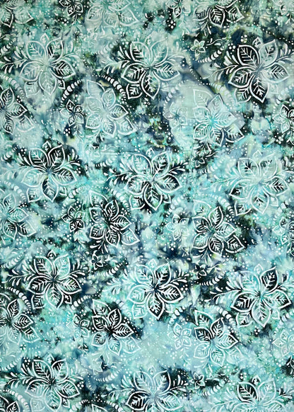 B6874 TEAL HIBISCUS