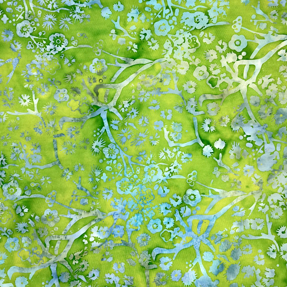 KH07-01 GREEN/BLUE FLORAL