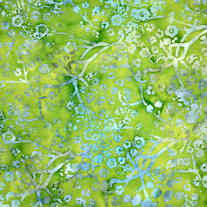 KH07-01 GREEN/BLUE FLORAL