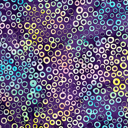 IB100-A2 CIRCLES ON PURPLE