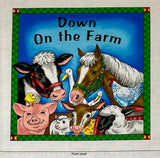 DOWN ON THE FARM BOOK PANEL