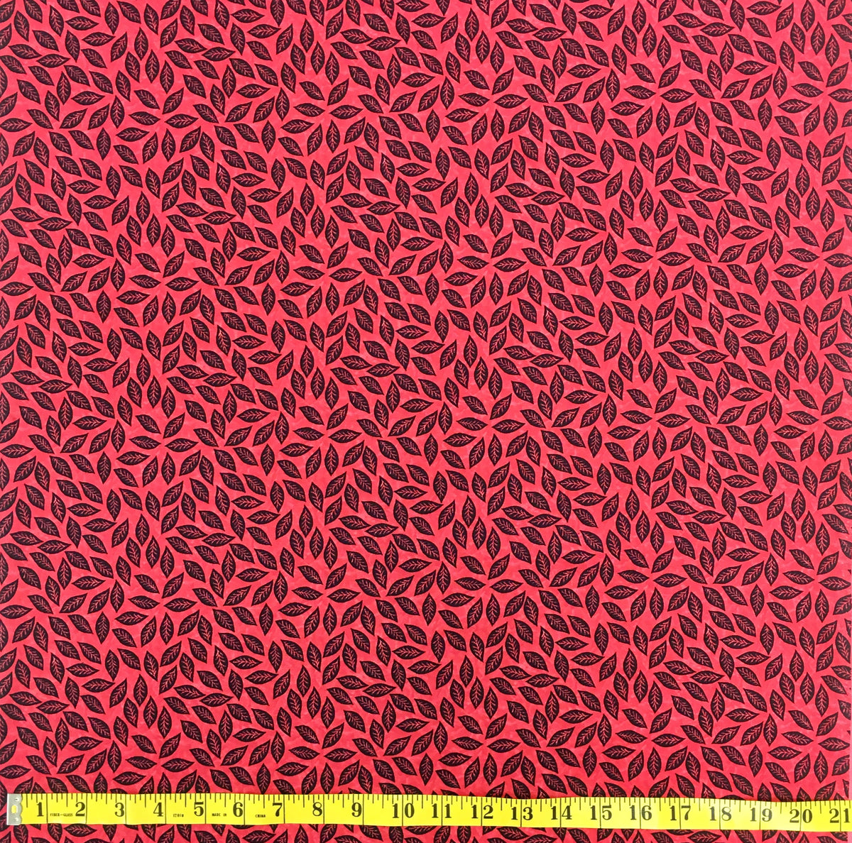 WILD THINGS RED W/ BLK LEAVES