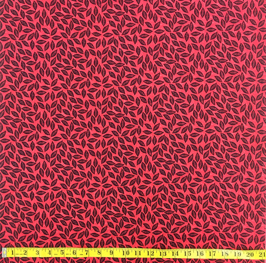 WILD THINGS RED W/ BLK LEAVES