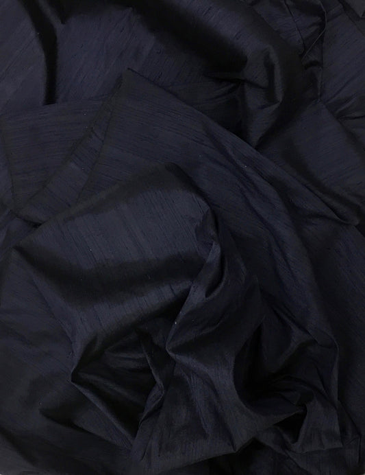 DUPIONI SILK DARK NAVY
