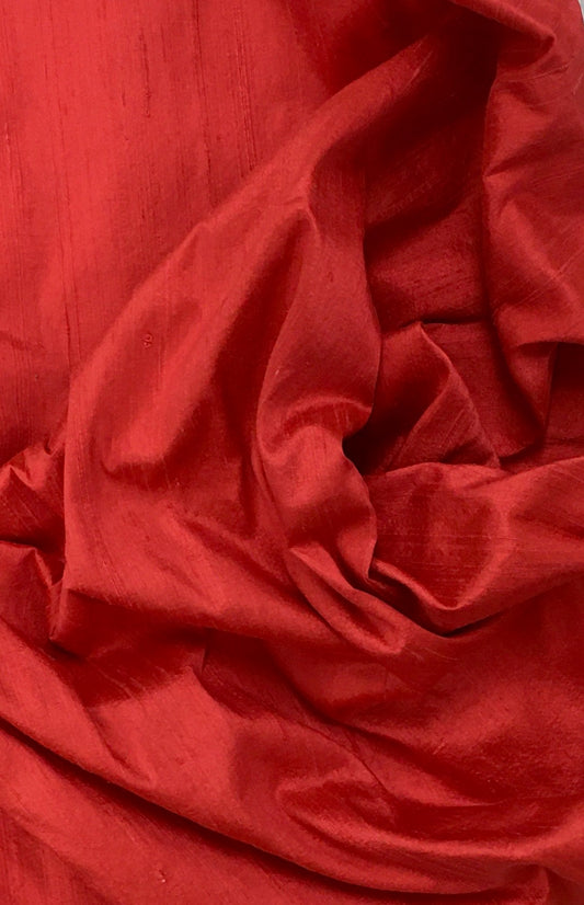 DUPIONI SILK RED