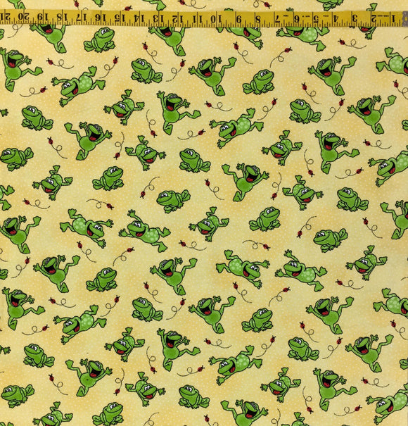 COMFY FLANNEL 0506-44 HAPPY FROGS