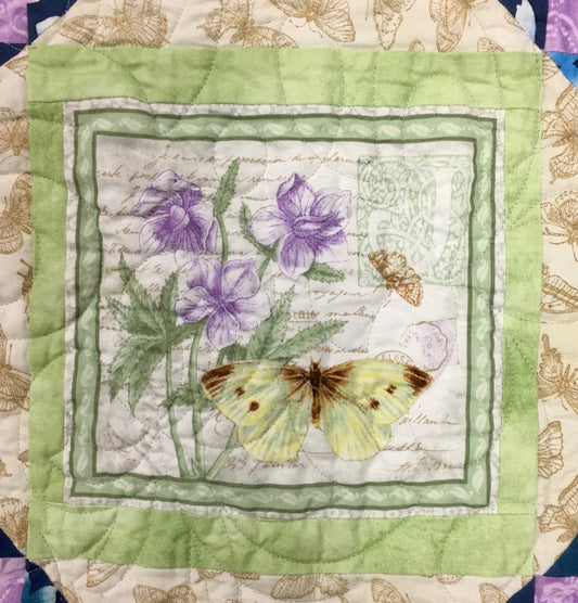 SPRING BUTTERFLIES FINISHED QUILT